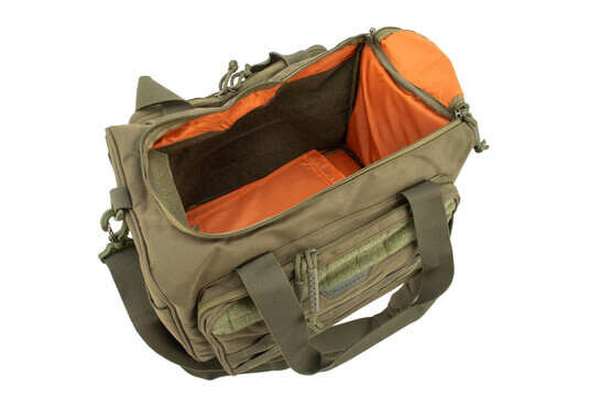 Propper Range Bag in Olive Green has a padded internal storage area with adjustable divider